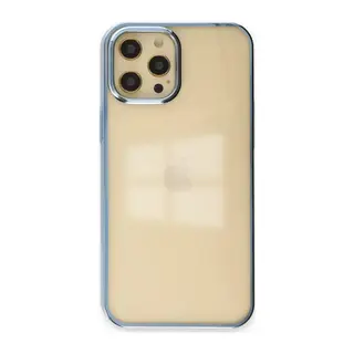 Apple iPhone 12 Pro Max Uyumlu Kılıf Element Silikon - Mavi