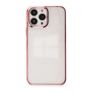 Apple iPhone 13 Pro Uyumlu Kılıf Element Silikon - Pembe