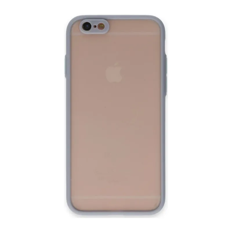 Apple iPhone 6 Uyumlu Kılıf Montreal Silikon Kapak - Gri