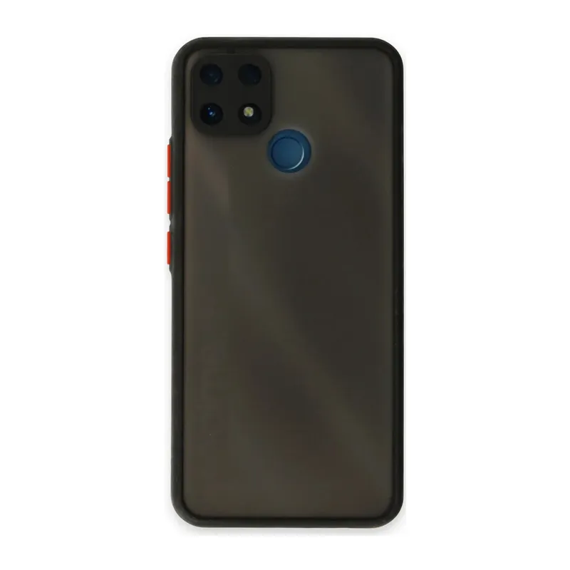 Realme C25 Uyumlu Kılıf Montreal Silikon Kapak - Siyah