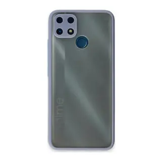 Realme C25 Kılıf Montreal Silikon Kapak - Gri