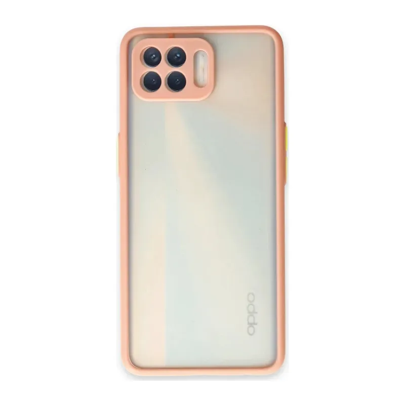 Oppo Reno 4 Lite Uyumlu Kılıf Montreal Silikon Kapak - Pembe