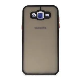 Samsung Galaxy J7 Uyumlu Kılıf Montreal Silikon Kapak - Siyah
