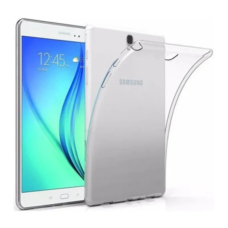 Samsung Galaxy T560 Tab E 9.7 Uyumlu Kılıf Tablet Şeffaf Silikon
