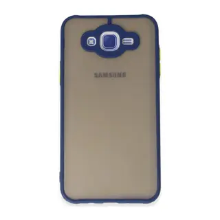 Samsung Galaxy J7 Uyumlu Kılıf Montreal Silikon Kapak - Lacivert