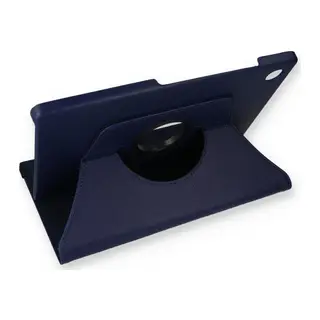 Samsung Galaxy X200 Tab A8 10.5 Kılıf 360 Tablet Deri Kılıf - Lacivert