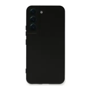 Samsung Galaxy S22 Plus Kılıf Nano içi Kadife Silikon - Siyah