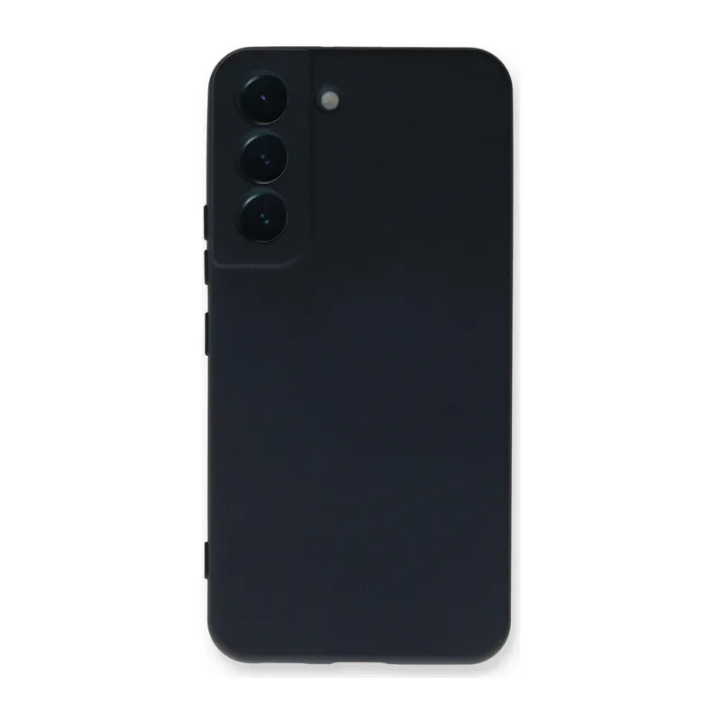 Samsung Galaxy S22 Plus Uyumlu Kılıf Nano içi Kadife Silikon - Lacivert