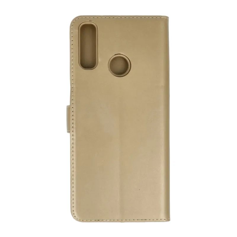 General Mobile GM10 Trend S Plus Kapaklı Telefon Kılıf - Gold