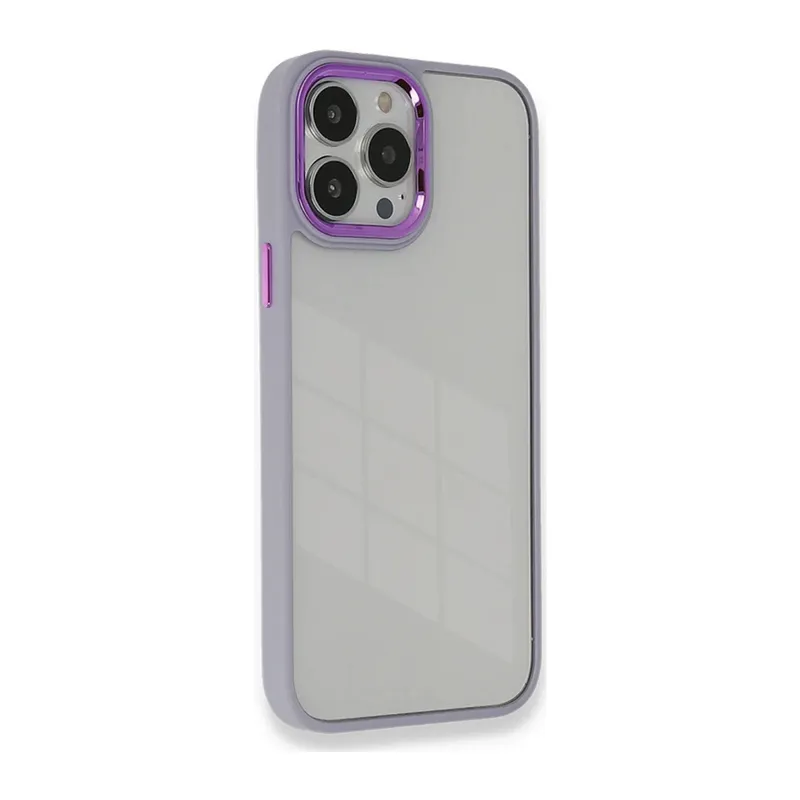 Apple iPhone 13 Pro Uyumlu Kılıf Dora Kapak - Lila