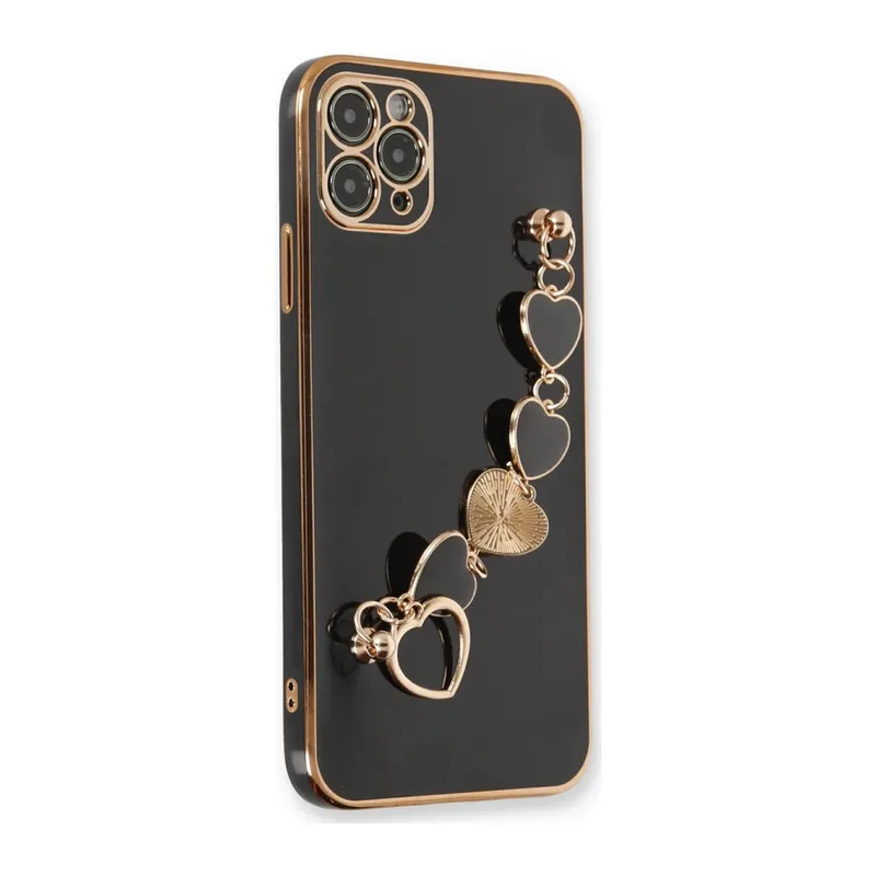 Apple iPhone 11 Pro Uyumlu Kılıf Esila Silikon - Siyah