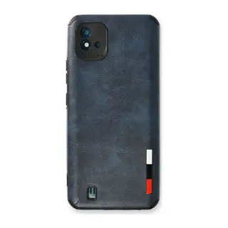 Realme C11 2021 Uyumlu Kılıf Loop Deri Silikon - Lacivert