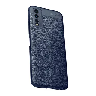 Vivo Y11S Kılıf Auto Focus Kapak - Lacivert