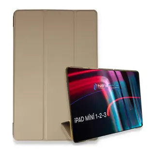 Apple iPad Mini 3 Kılıf Tablet Smart Kılıf - Gold