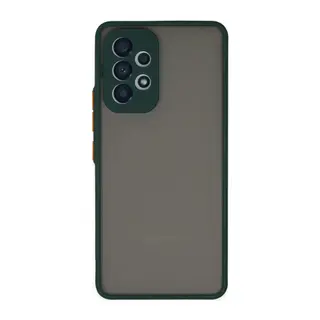 Samsung Galaxy A33 5G Uyumlu Kılıf Montreal Silikon Kapak - Yeşil