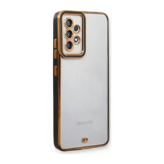 Samsung Galaxy A33 5G Uyumlu Kılıf Liva Lens Silikon - Siyah