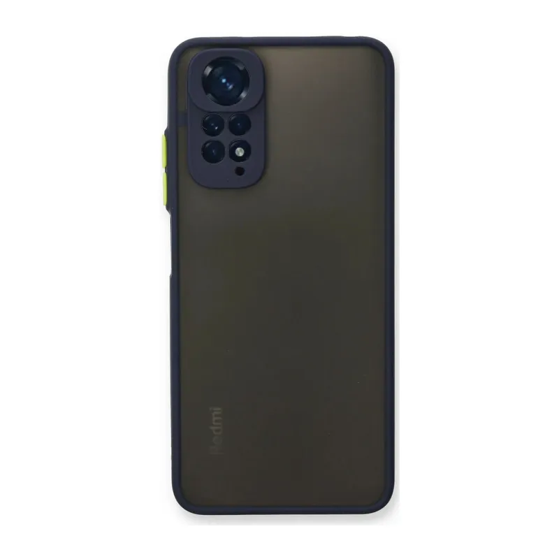 Xiaomi Redmi Note 11 Uyumlu Kılıf Montreal Silikon Kapak - Lacivert