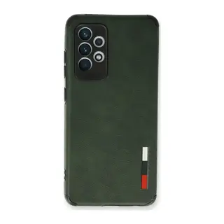 Samsung Galaxy A73 5G Uyumlu Kılıf Loop Deri Silikon - Yeşil