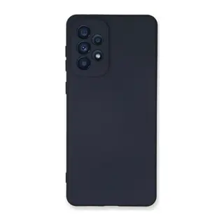 Samsung Galaxy A53 5G Uyumlu Kılıf Nano içi Kadife Silikon - Lacivert