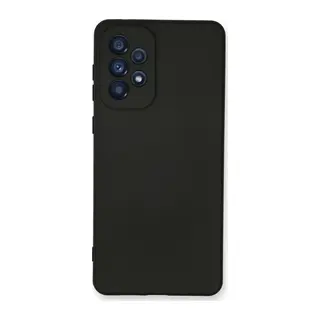 Samsung Galaxy A73 5G Kılıf Nano içi Kadife Silikon - Siyah