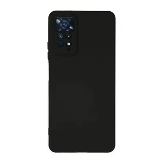 Xiaomi Redmi Note 11 Pro Uyumlu Kılıf Nano içi Kadife Silikon - Siyah