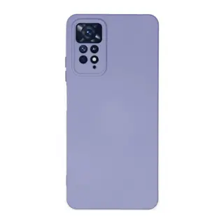 Xiaomi Redmi Note 11 Pro Uyumlu Kılıf Nano içi Kadife Silikon - Lila