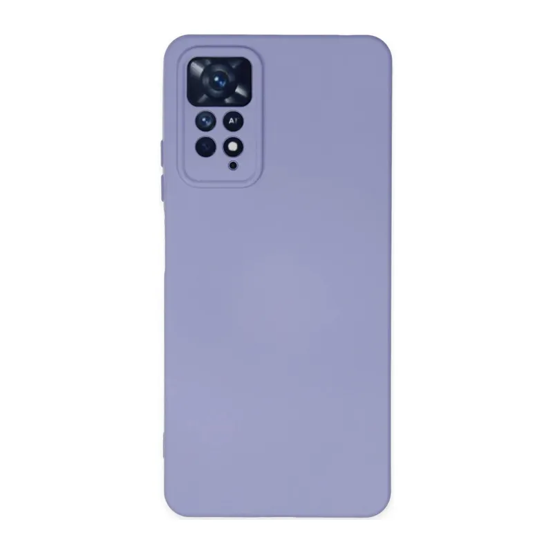 Xiaomi Redmi Note 11 Pro Uyumlu Kılıf Nano içi Kadife Silikon - Lila