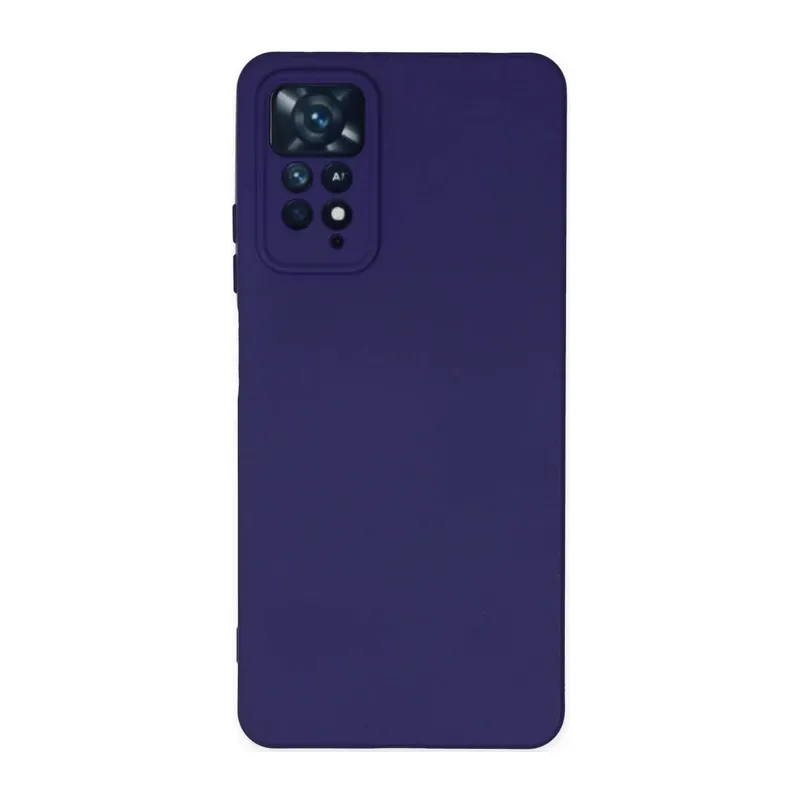 Xiaomi Redmi Note 11 Pro Uyumlu Kılıf Nano içi Kadife Silikon - Mor