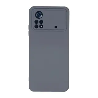 Xiaomi Poco X4 Pro 5G Uyumlu Kılıf Nano içi Kadife Silikon - Gri