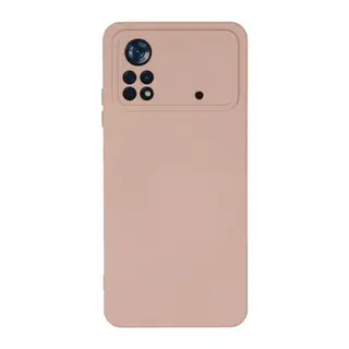 Xiaomi Poco X4 Pro 5G Uyumlu Kılıf Nano içi Kadife Silikon - Pudra
