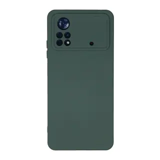 Xiaomi Poco X4 Pro 5G Kılıf Nano içi Kadife Silikon - Koyu Yeşil