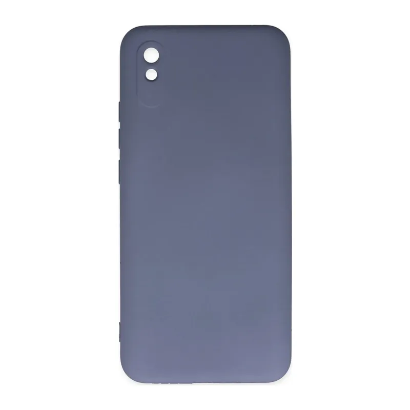 Xiaomi Redmi 9A Kılıf Nano içi Kadife Silikon - Gri