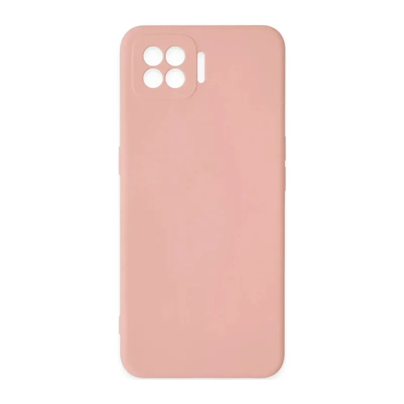 Oppo A73 Uyumlu Kılıf Nano içi Kadife Silikon - Pudra