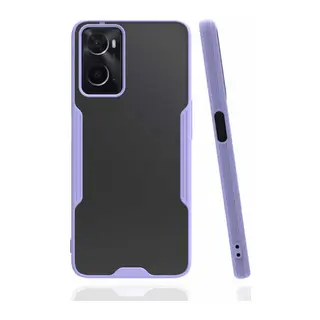 Oppo A96 Kılıf Platin Silikon - Lila