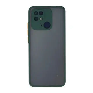 Xiaomi Redmi 10C Uyumlu Kılıf Montreal Silikon Kapak - Yeşil