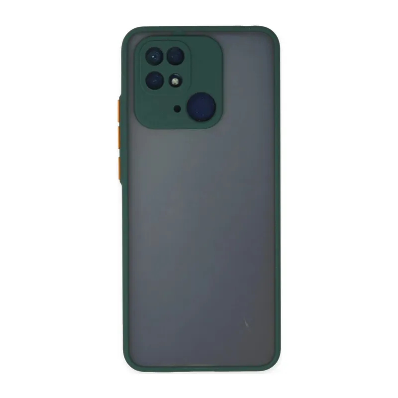 Xiaomi Redmi 10C Uyumlu Kılıf Montreal Silikon Kapak - Yeşil