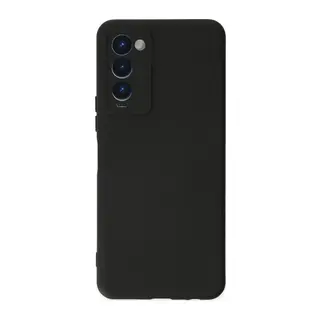 Tecno Camon 18 Kılıf Nano içi Kadife Silikon - Siyah