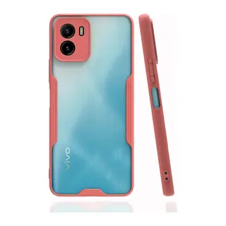 Vivo Y15S Kılıf Platin Silikon - Pembe