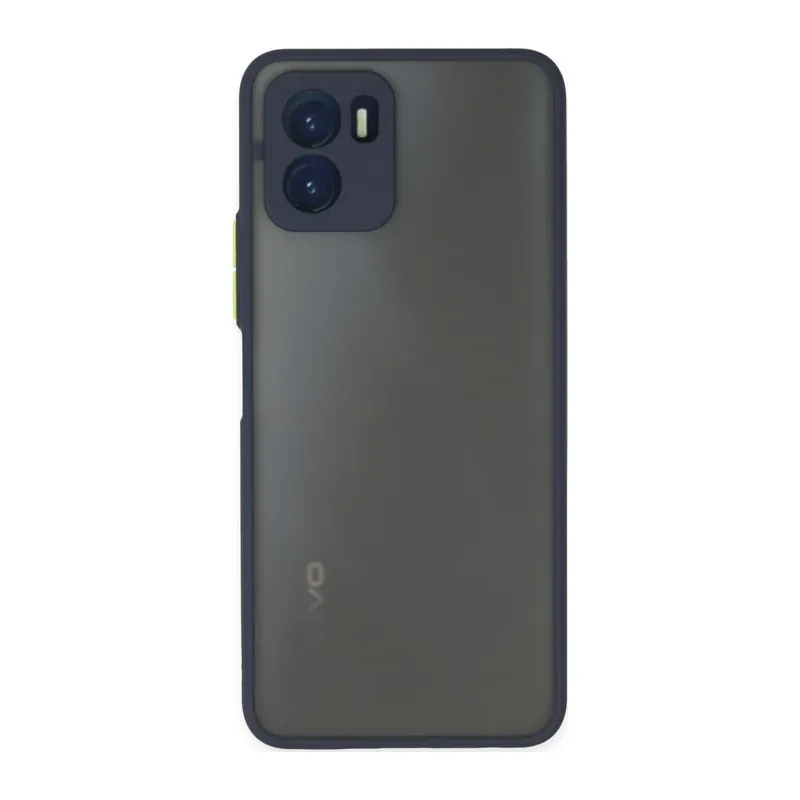 Vivo Y15S Kılıf Montreal Silikon Kapak - Lacivert
