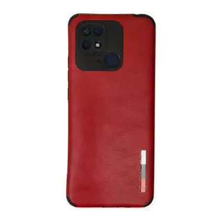Xiaomi Redmi 10C Kılıf Loop Deri Silikon - Kırmızı