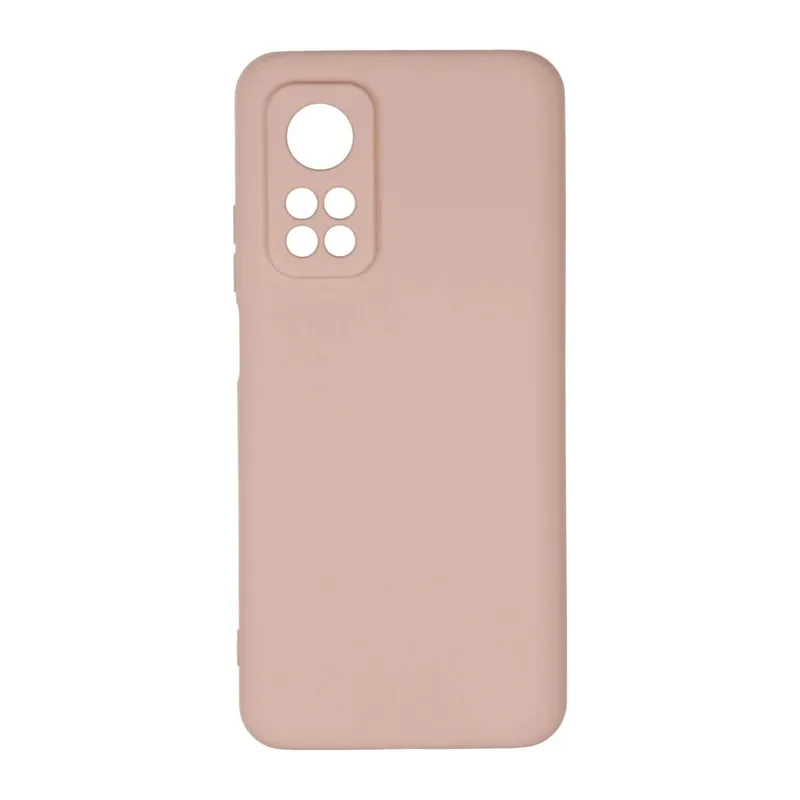 Xiaomi Mi 10T Uyumlu Kılıf Nano içi Kadife Silikon - Pudra