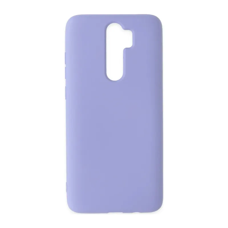 Xiaomi Redmi Note 8 Pro Uyumlu Kılıf Nano içi Kadife Silikon - Lila