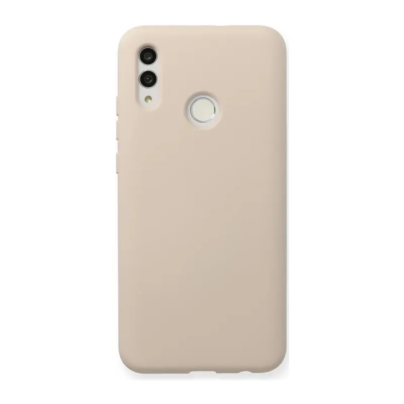Huawei P Smart 2019 Uyumlu Kılıf Nano içi Kadife Silikon - Pudra