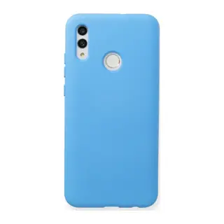 Huawei P Smart 2019 Kılıf Nano içi Kadife Silikon - Mavi