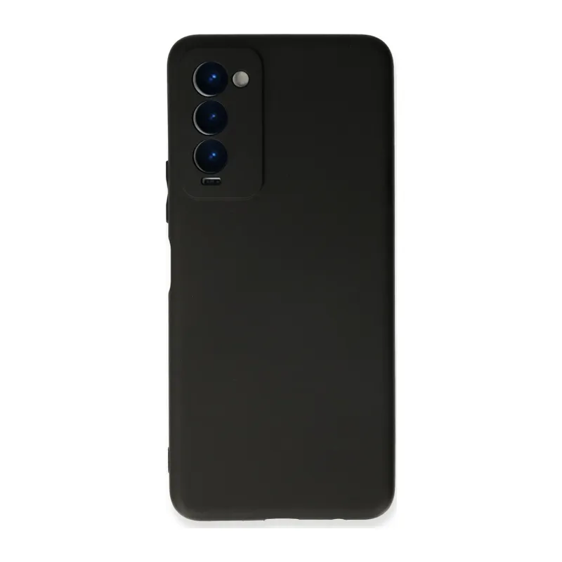 Tecno Camon 18 Kılıf First Silikon - Siyah