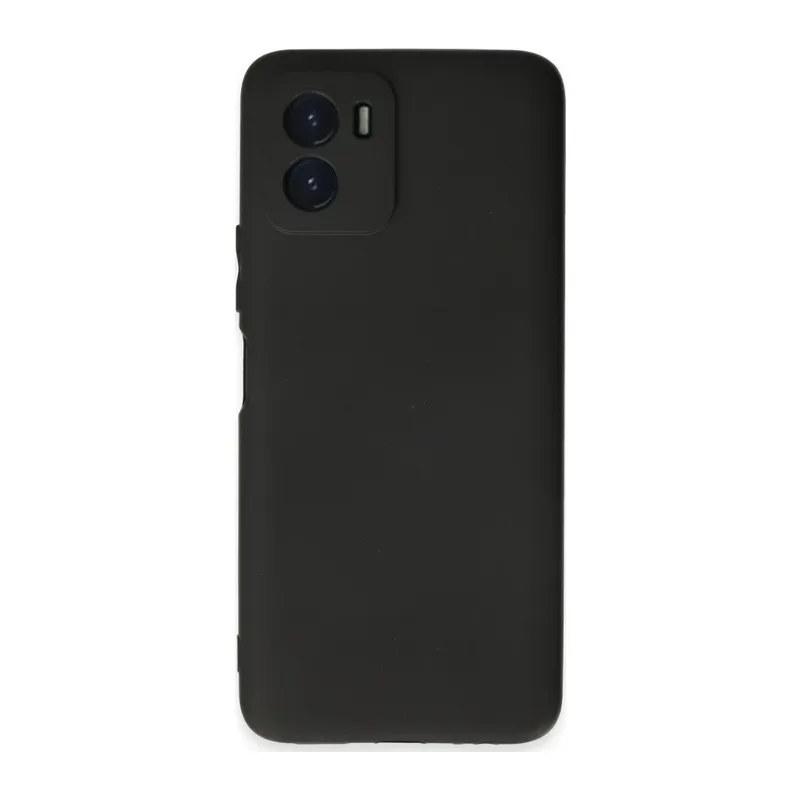 Vivo Y15S Kılıf First Silikon - Siyah