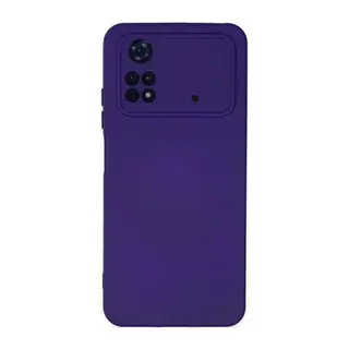 Xiaomi Poco M4 Pro 4G Uyumlu Kılıf Nano içi Kadife Silikon - Mor