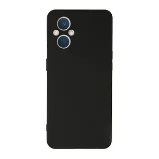 Oppo Reno 7 Lite Kılıf Nano içi Kadife Silikon - Siyah