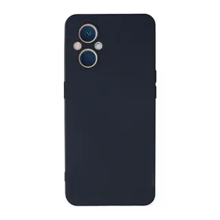 Oppo Reno 7 Lite Uyumlu Kılıf Nano içi Kadife Silikon - Lacivert