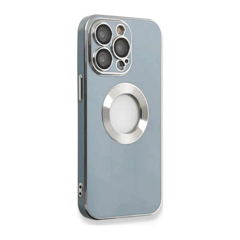 Apple iPhone 13 Pro Max Kılıf Store Silikon - Sierra Blue